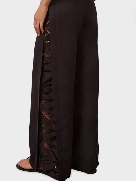 Vix Paula Hermanny Pants - VIX Paula Hermanny Solid Bree High Waist Pants M